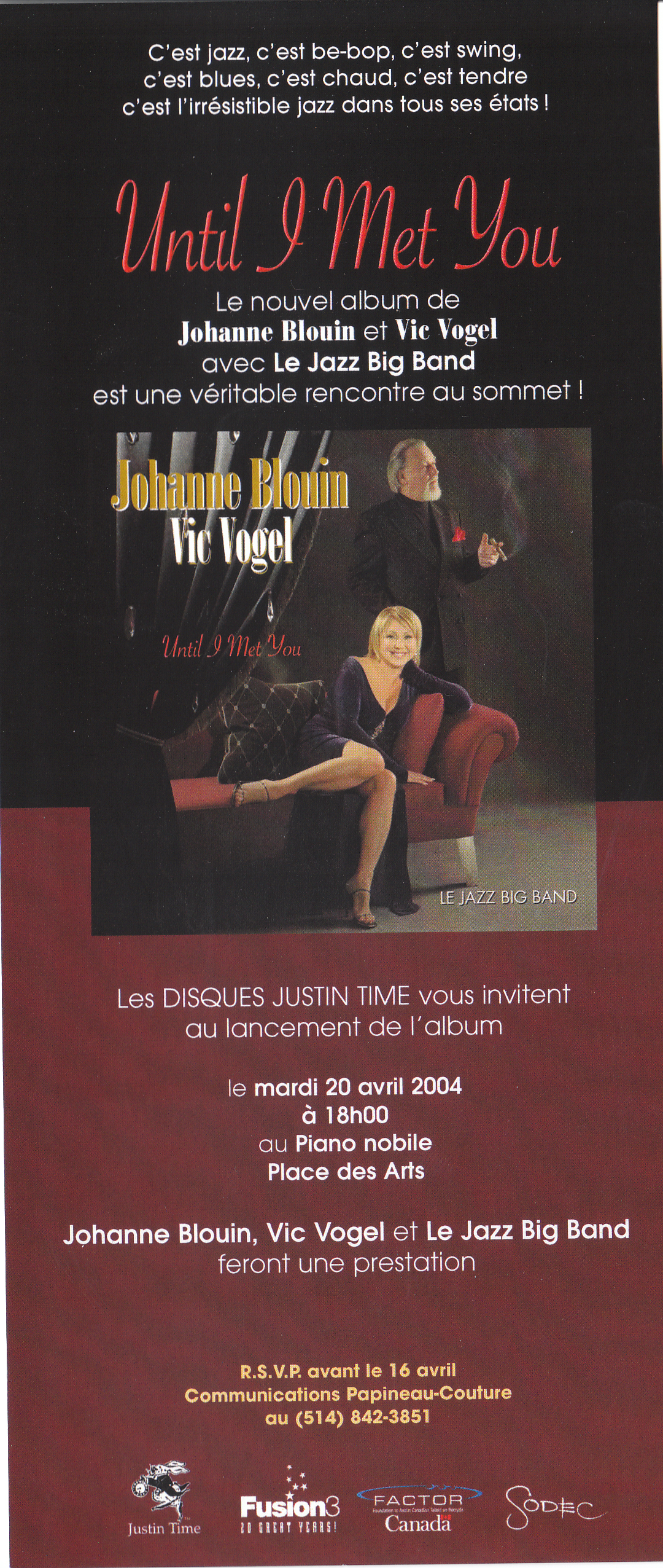 VK20040420 Lancement Until I Met You